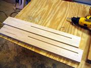 Neck blanks, with truss rod channel routed.